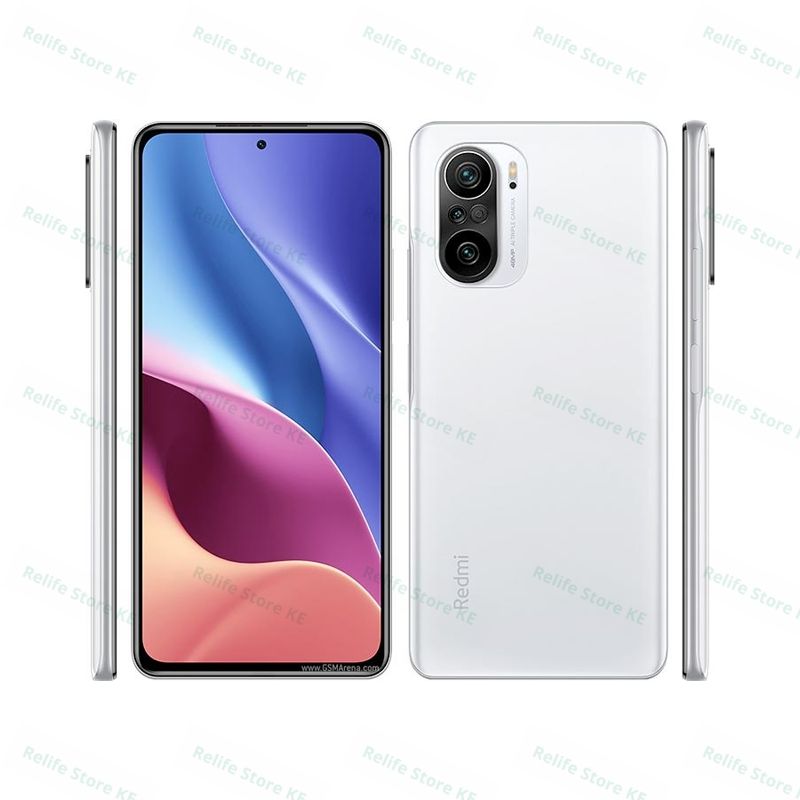Refurbished Phones Redmi K40 12GB RAM 256GB Storage Snapdragon 870 5G Original 120Hz AMOLED 4500mAh Battery 48MP+20MP Side Fingerprint Unlock Smart Phones