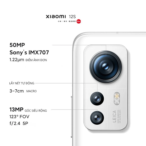 Refurbished Phones XIAOMI MI 12S 6.28" 120Hz AMOLED Curved Screen Snapdragon 8+ Gen 1 50MP+13MP+32MP Camera Original Screen 256GB Storage 8GB RAM Smart Phones