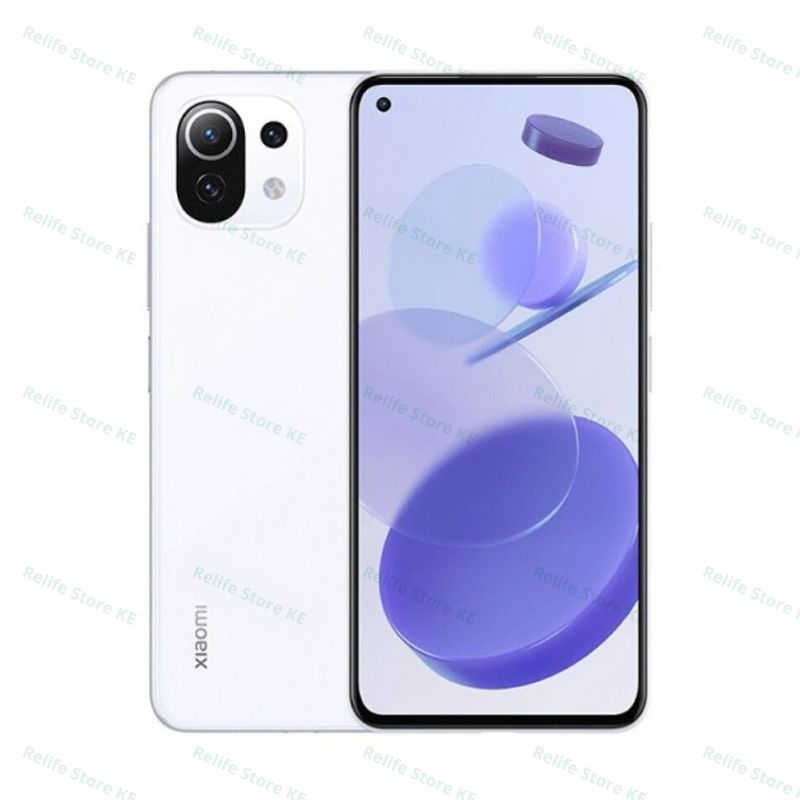 Refurbished Phones XIAOMI 11 Lite 11(8+3}GB RAM 256GB ROM Dual SIM 90Hz AMOLED Snapdragon780 5G Side Fingerprint Unlock 64MP+20MP Android 13 Smart Phones