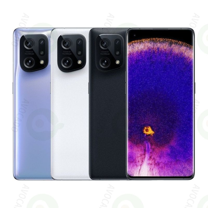 Refurbished Phones OPPO Find X5 5G 128GB ROM 8GB RAM Dual SIM Snapdragon 870 5G 50MP+50MP+32MP Camera 120Hz AMOLED Screen Fingerprint Unlock Smart Phones