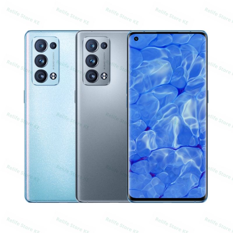 Refurbished Phones OPPO Reno6 Pro+ 5G 8GB RAM 90Hz AMOLED with Underdisplay Fingerprint Unlock 50MP+32MP Camera 4500mAh Battery Snapdragon 870 5G Smart Phones