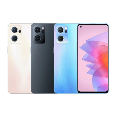 Refurbished Phones OPPO Reno7 5G 256GB ROM 8GB RAM Dual SIM Snapdragon 778G 5G 64MP+32MP Camera 90Hz AMOLED Screen Fingerprint Unlock Smart Phones