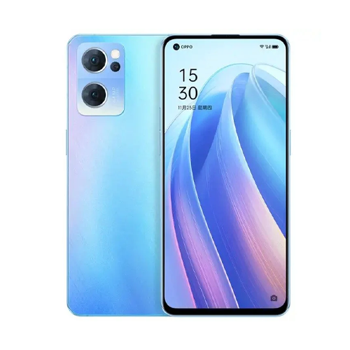 Refurbished Phones OPPO Reno7 5G 256GB ROM 8GB RAM Dual SIM Snapdragon 778G 5G 64MP+32MP Camera 90Hz AMOLED Screen Fingerprint Unlock Smart Phones