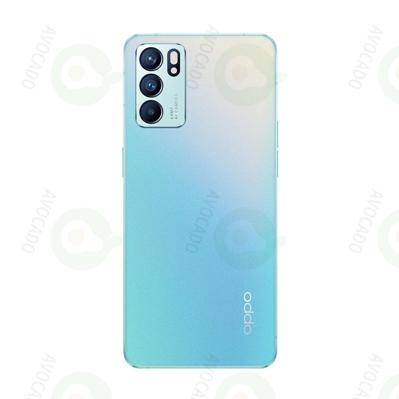 Refurbished Phones OPPO Reno6 5G 256GB ROM 12GB RAM Dual SIM Dimensity 900 5G 64MP+32MP Camera 90Hz AMOLED Screen Fingerprint Unlock Smart Phones