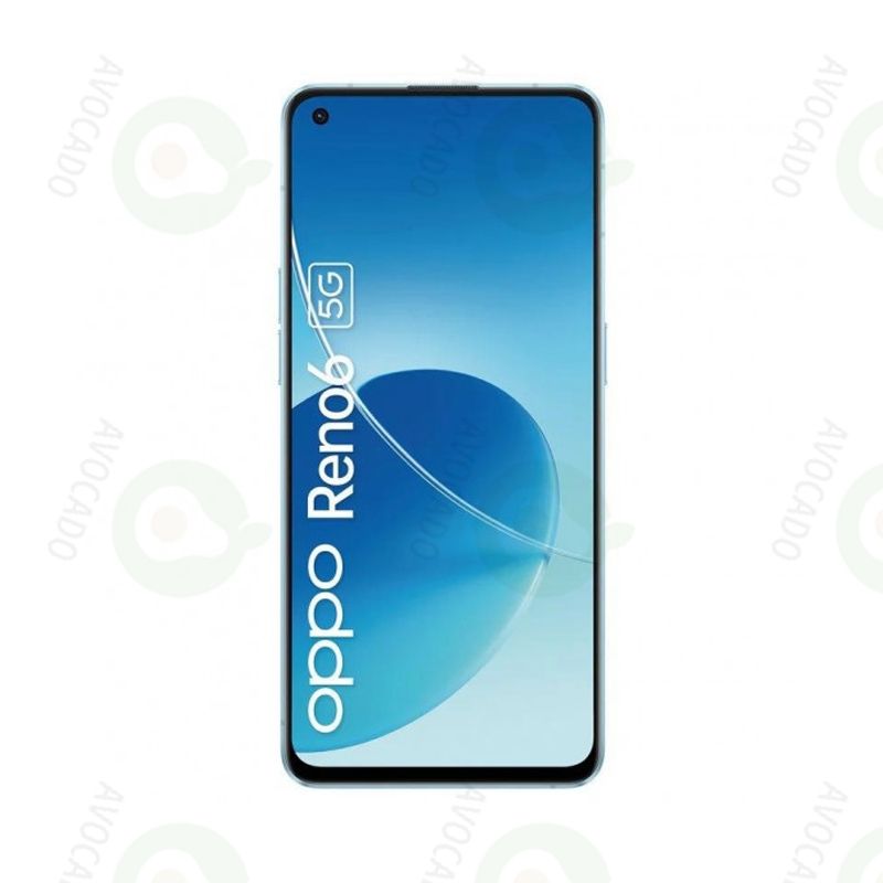 Refurbished Phones OPPO Reno6 5G 256GB ROM 12GB RAM Dual SIM Dimensity 900 5G 64MP+32MP Camera 90Hz AMOLED Screen Fingerprint Unlock Smart Phones