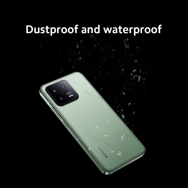 Refurbished Phones XIAOMI 13 8GB RAM 256GB ROM Dual SIM 120Hz AMOLED Snapdragon 8 Gen 2 5G Underdisplay Fingerprint Unlock 50MP+32MP Android 13 Smart Phones