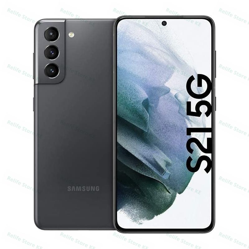 Refurbished Phones SAMSUNG S21 Snapdragon 888 5G  8GB RAM 256GB Storage Dual SIM 5G Network 120Hz Super AMOLED 4000mAh 64MP+10MP Screen Fingerprint Android 13 Smart Phones