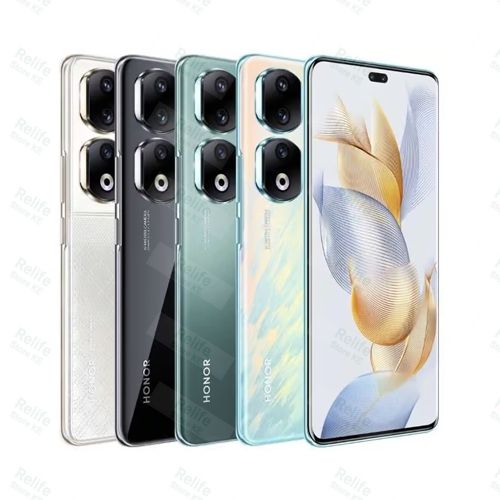 Refurbished Phones HONOR 90 5G 16GB RAM Snapdragon 7 Gen 1 6.7" 120Hz AMOLED Dual SIM 5G Network 5000mAh Battery 200MP+50MP Camera Android 13 Under Display Fingerprint  Smart Phones