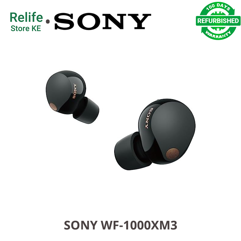 Refurbished Sony WF-1000XM3  Industry Leading Noise Canceling Truly Wireless Earbuds Headset/Headphones  And Mic For Phone Call Bluetooth Earphones