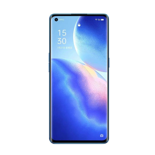 Refurbished Phones OPPO Reno5 Pro+ 128G Storage 8GB RAM 50MP+32MP 90Hz Curved AMOLED 4350mAh Indisplay Fingerprint Face ID Snapdragon 865 5G Smart Phones