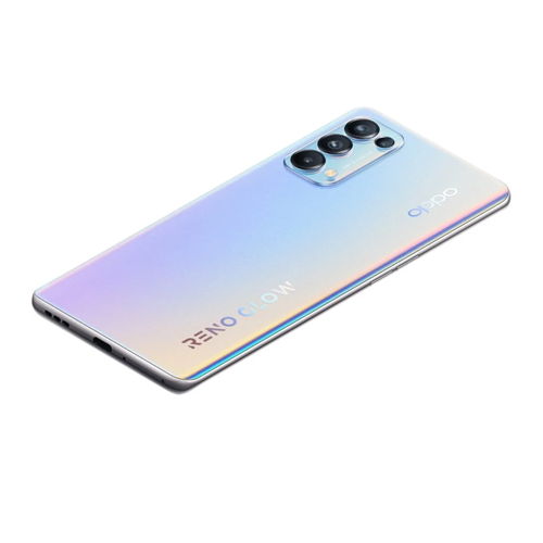 Refurbished Phones OPPO Reno5 Pro+ 128G Storage 8GB RAM 50MP+32MP 90Hz Curved AMOLED 4350mAh Indisplay Fingerprint Face ID Snapdragon 865 5G Smart Phones