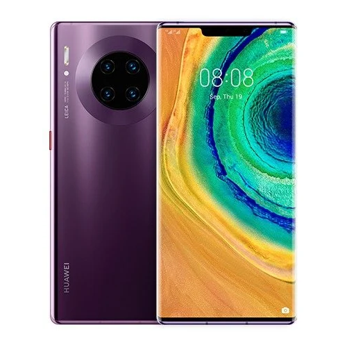 Refurbished Phones HUAWEI Mate 30 Pro 5G Dual SIM 8GB RAM 40MP+40MP+32MP Camera 4500 mAh Under Display Unlock Fingerprint OLED Screen Kirin 990 5G CPU Smart Phones