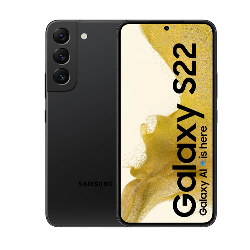 Refurbished Phones SAMSUNG S22 5G Snapdragon 8 Gen 1 8GB RAM 256GB Storage Dual SIM 5G Network 120Hz Super AMOLED 3700mAh 50MP+12MP+10MP Camera Screen Fingerprint Android 13 Smart Phones