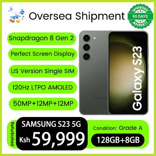 Refurbished Phones SAMSUNG Galaxy S23 5G Dual SIM Snapdragon 8 Gen 2 Original 120Hz AMOLED 50MP+12MP Camera 8GB RAM Android 13 Perfect Screen Under Display Fingerprint Unlock Smart Phones