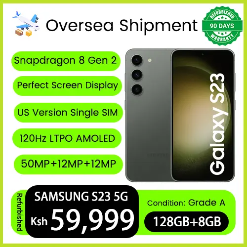 Refurbished Phones SAMSUNG Galaxy S23 5G Dual SIM Snapdragon 8 Gen 2 Original 120Hz AMOLED 50MP+12MP Camera 8GB RAM Android 13 Perfect Screen Under Display Fingerprint Unlock Smart Phones