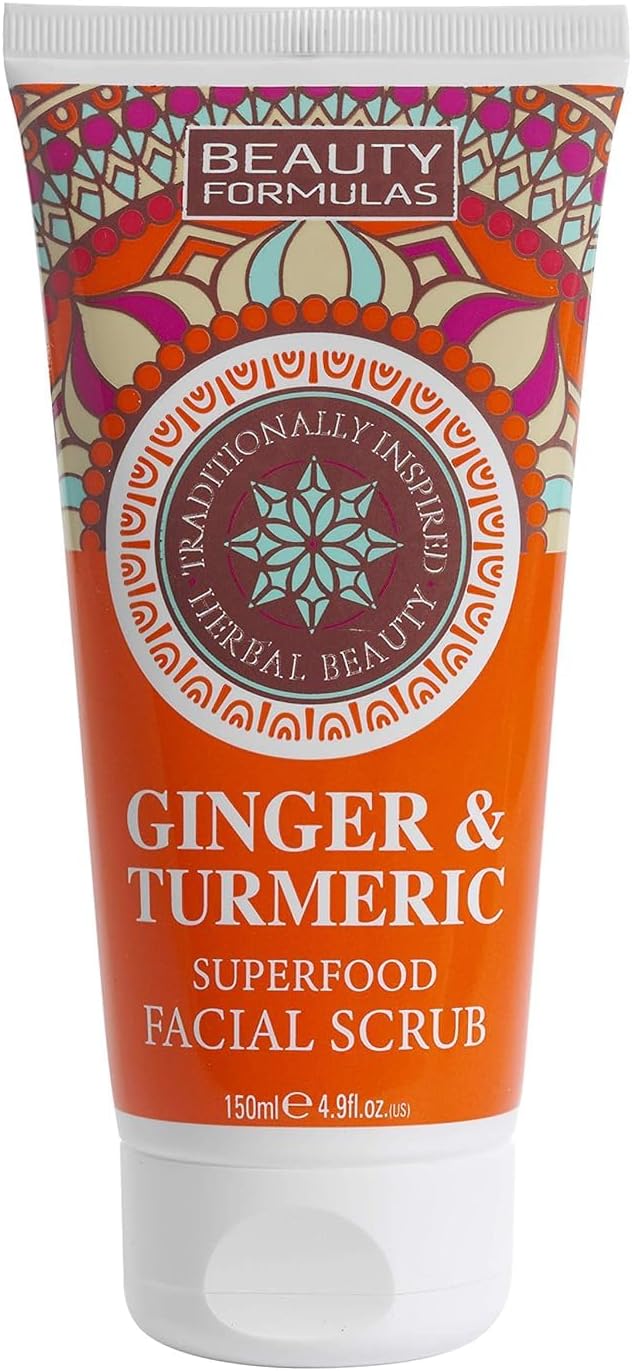 Beauty Formulas Ginger And Turmeric Superfood Facial Scrub 150ml