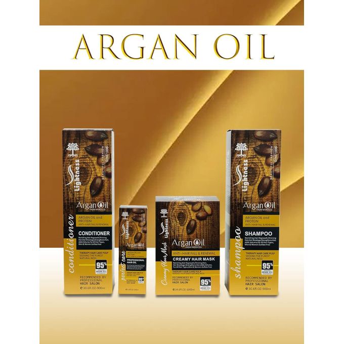 Argan Oil Hair Oil, Shampoo, Conditioner, &  Creamy Mask