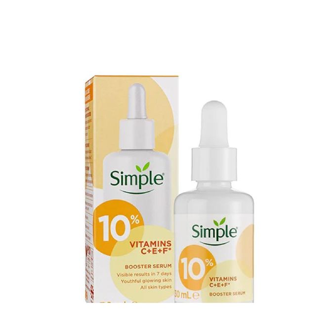 Simple 10% vitamin C, E, & FBooster Serum 30ml