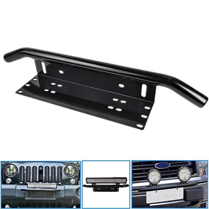 Car License Plate Install Holder Bull Bar License Plate Universal Front