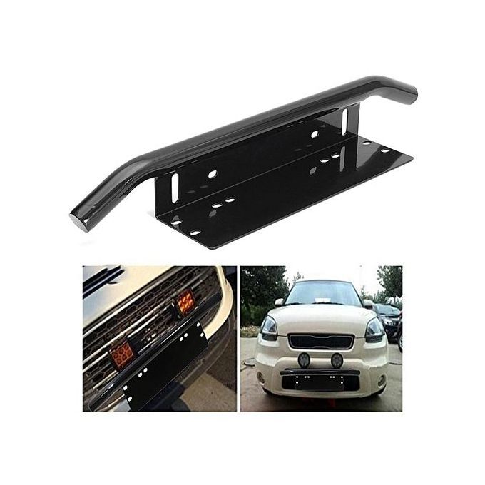 Car License Plate Install Holder Bull Bar License Plate Universal Front