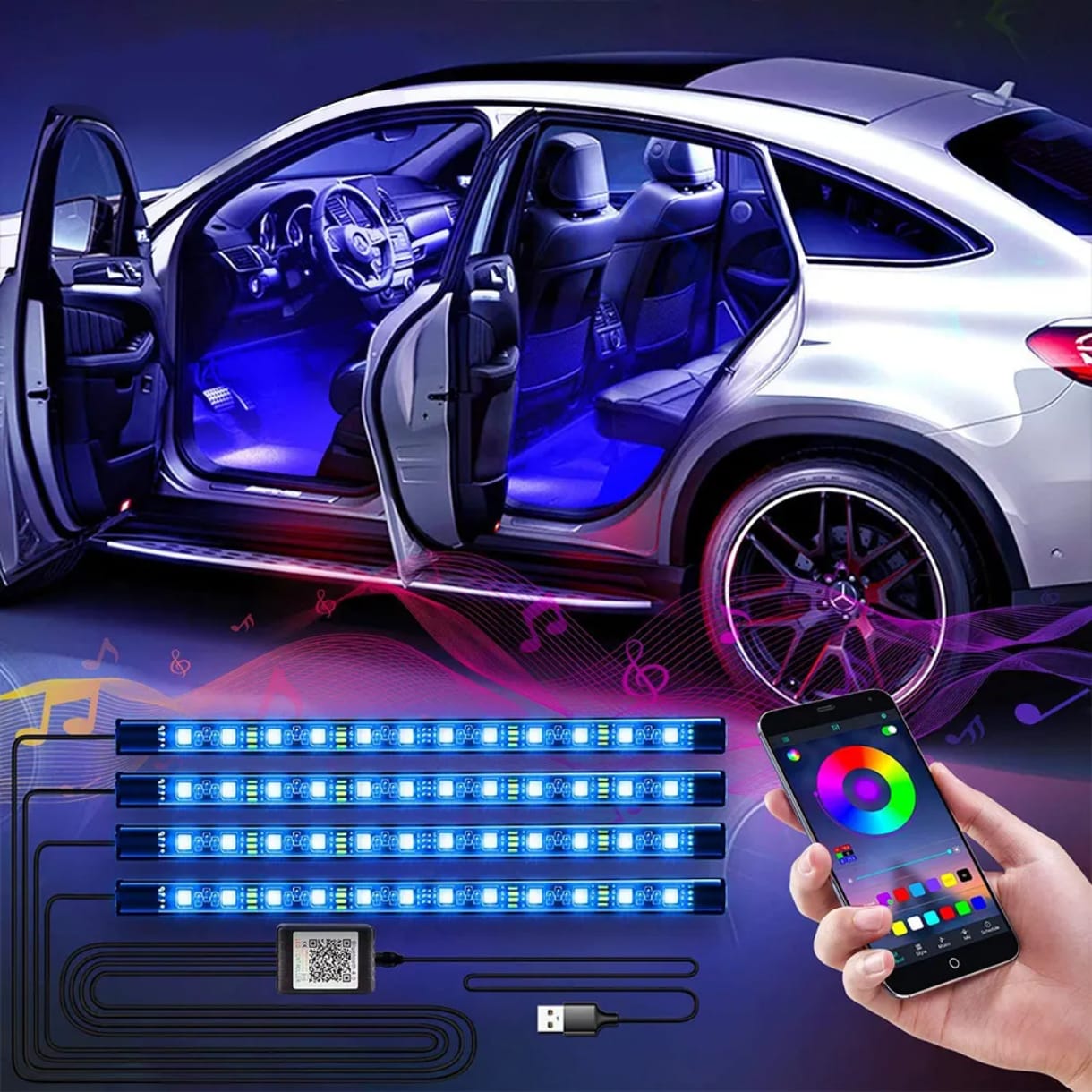 Car Interior Decoration Accent Lights