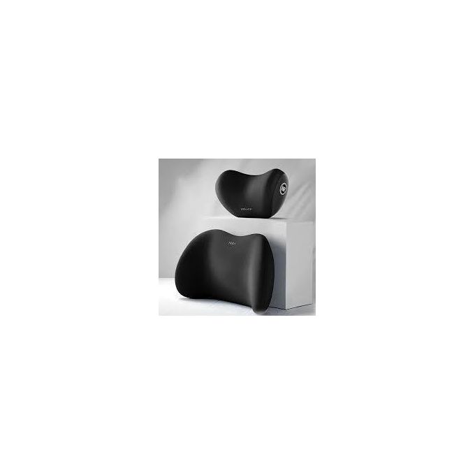 Car Lumbar Support & Neck Rest Cushion Set – Ergonomic Memory Foam Seat & Headrest Pillows