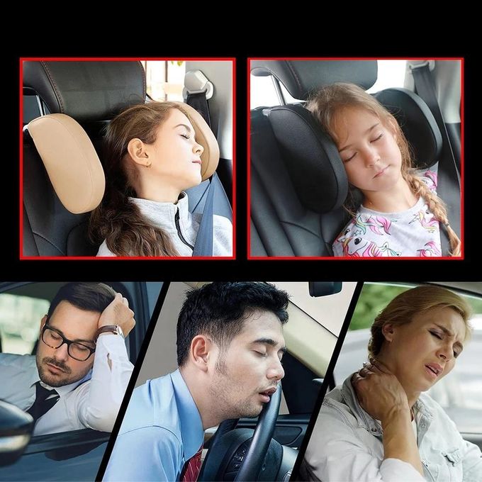 Premium Car Seat Headrest Pillow – Ergonomic Neck Support Cushion for Comfortable Driving