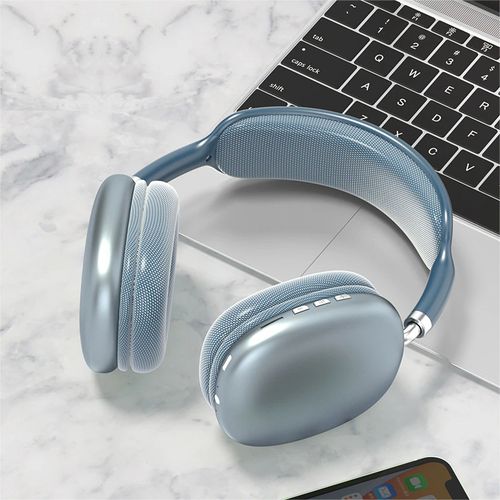 P9 Bluetooth Earphone Wireless Head-mounted Headphone Subwoofer Headset With Micphone For IOS Android Phone - Blue