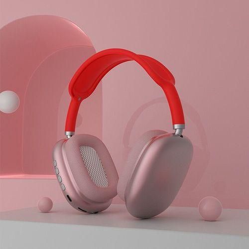 P9 Bluetooth Earphone Wireless Head-mounted Headphone Subwoofer Headset With Micphone For IOS Android Phone - Red