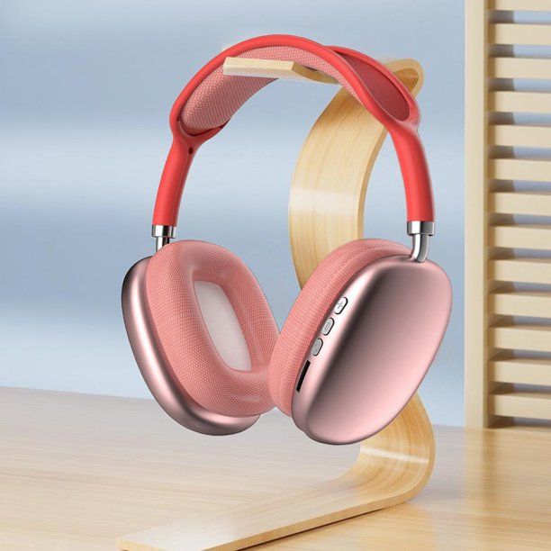 P9 Bluetooth Earphone Wireless Head-mounted Headphone Subwoofer Headset With Micphone For IOS Android Phone - Red