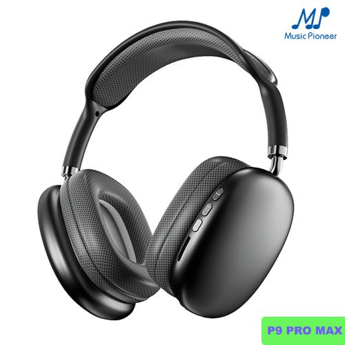 P9 Bluetooth Earphone Wireless Head-mounted Headphone Subwoofer Headset With Micphone For IOS Android Phone - Black