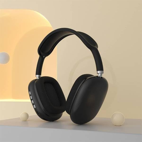 P9 Bluetooth Earphone Wireless Head-mounted Headphone Subwoofer Headset With Micphone For IOS Android Phone - Black