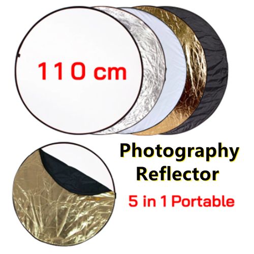 Collapsible 5 In 1 Photography Reflector 110CM
