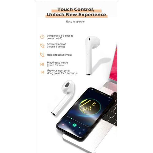 Bluetooth Headsets Wireless Pods Earpods Earphones I12