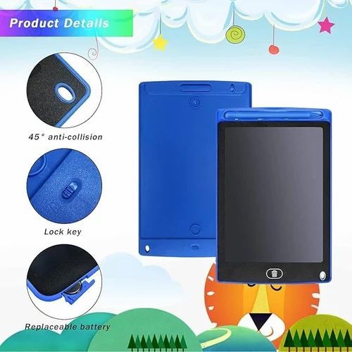 12 Inch Portable Magic Whiteboard, Colorful Screen, Multi-Color Writing, Safe, Reusable, Eco-Friendly, with Screen Lock and Easy Cleaning