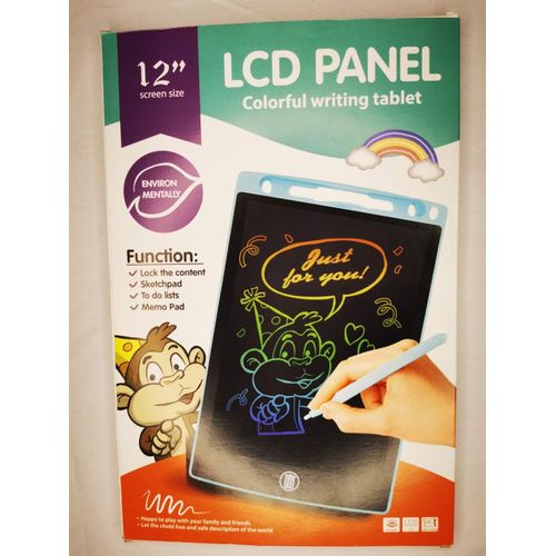 12 Inch Portable Magic Whiteboard, Colorful Screen, Multi-Color Writing, Safe, Reusable, Eco-Friendly, with Screen Lock and Easy Cleaning
