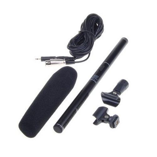 StarSide Professional Shotgun Long-Stick Condenser Camera Microphone Mic with Mount Clip For Media Interview