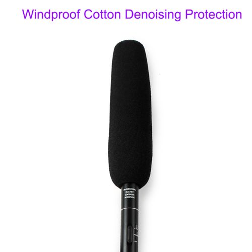 StarSide Professional Shotgun Long-Stick Condenser Camera Microphone Mic with Mount Clip For Media Interview