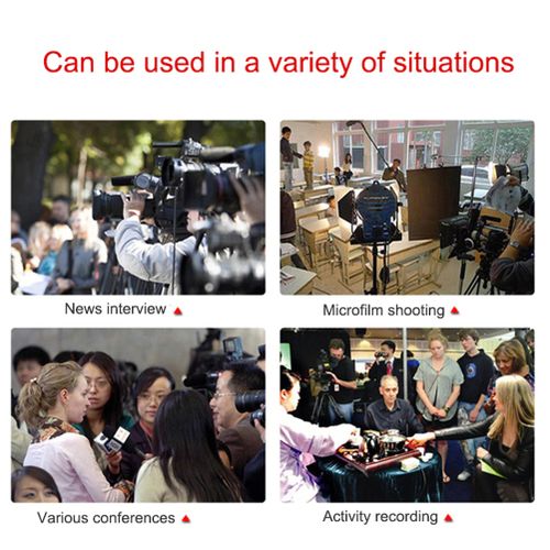 StarSide Professional Shotgun Long-Stick Condenser Camera Microphone Mic with Mount Clip For Media Interview