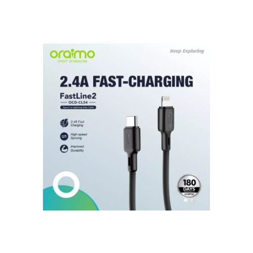 Oraimo USB TYPE C TO IPHONE LIGHTNING CABLE