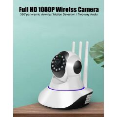 Nanny Cam Wi-Fi Smart Net Camera. CCTV With Night Vision For Home Surveillance. Nanny Cam