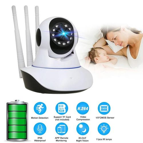 Nanny Cam Wi-Fi Smart Net Camera. CCTV With Night Vision For Home Surveillance. Nanny Cam