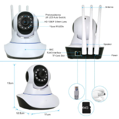 Nanny Cam Wi-Fi Smart Net Camera. CCTV With Night Vision For Home Surveillance. Nanny Cam