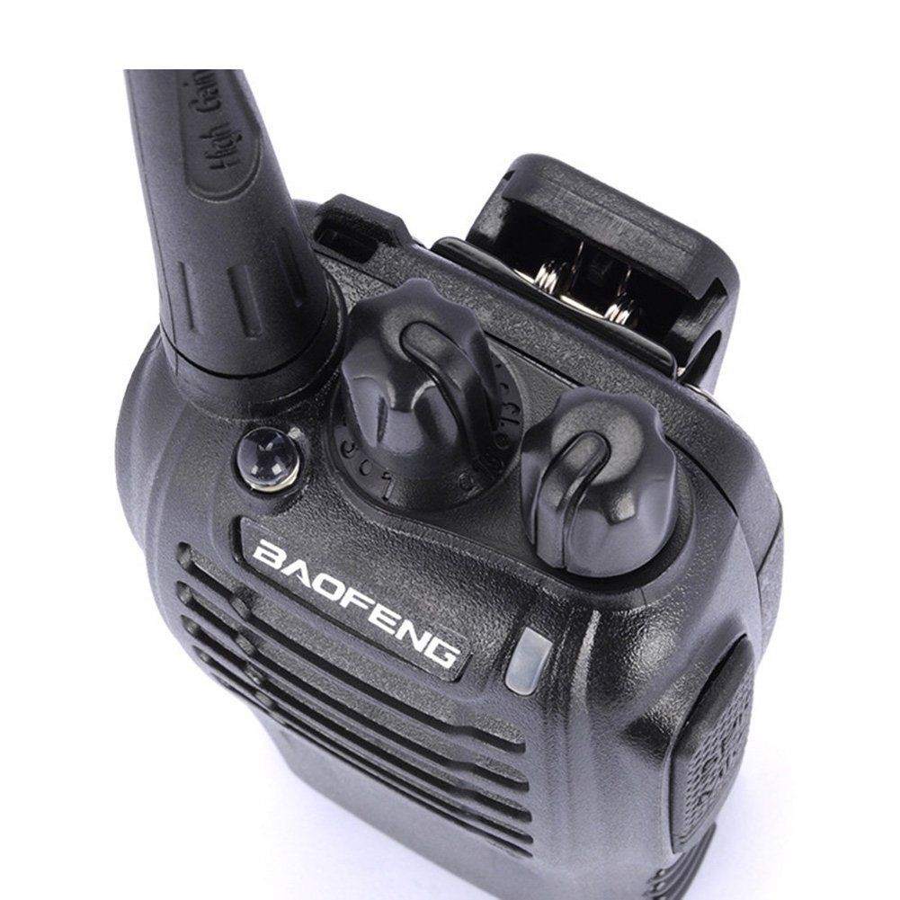 Baofeng Walkie Talkies for Adults Rechargeable bf-888s Two-Way Radios Long Range Interphone Handheld Communicator Professional UHF 4 Pack Walky Talky Set with Earpiece,Li-ion Battery and Charger