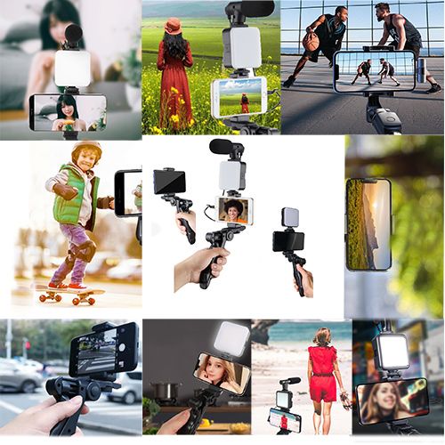 Vlog Video Kit 7 Pieces Removable For Various Scenarios