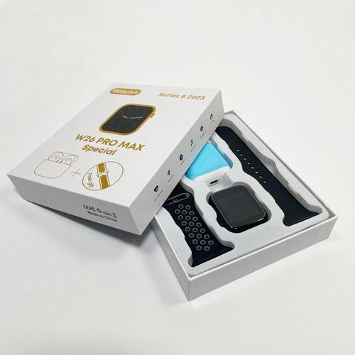 W26 Pro Max Smart Watch with Free Earbuds – Elevate Your Fitness & Tech Game