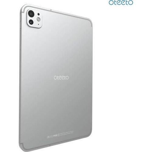 oteeto Tab 15 Tablet, 10.1" Display, 4G SIM, Octa Core Processor, 5G Dual SIM, Included Flip Cover & Keyboard, 8GB RAM, 512 GB ROM, Android 13, 6000 MAh, Silver
