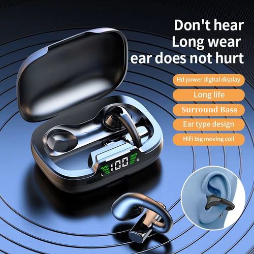 Earring Earphone Earbuds Bone Conduction Headphones Ear Clip Earhook Buds Earphones