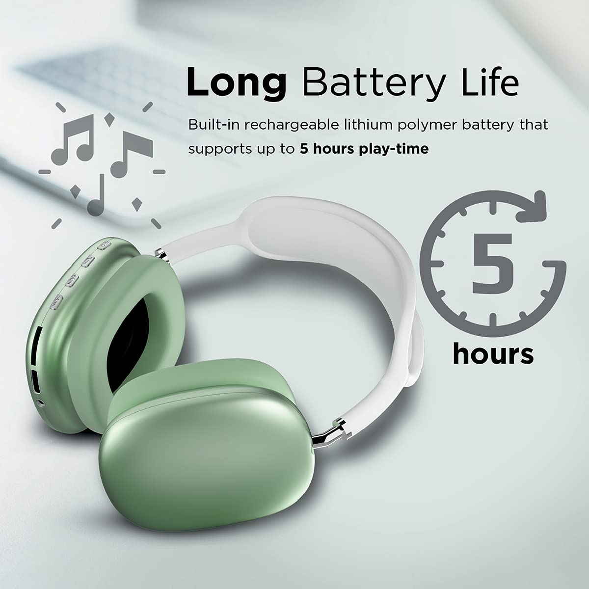P9 Bluetooth Headphone Hi-Fi Stereo Noise Reduction Earphone
