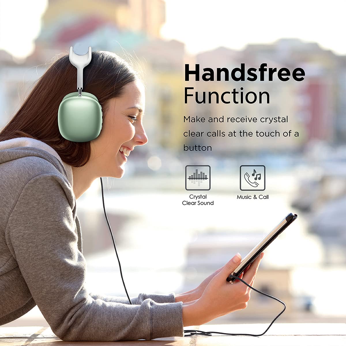P9 Bluetooth Headphone Hi-Fi Stereo Noise Reduction Earphone